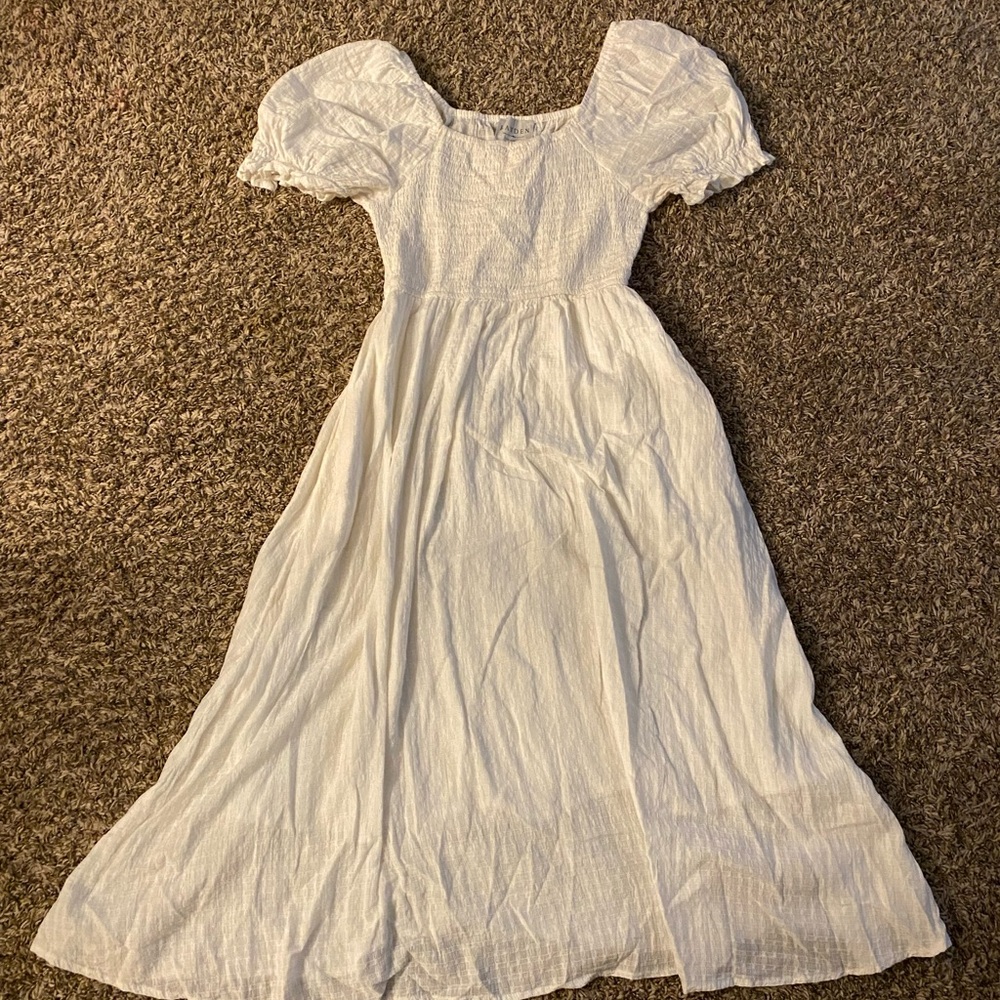 White dress
